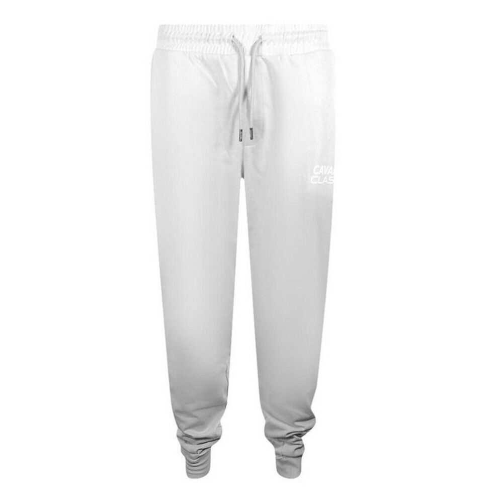 Cavalli Class Mens Bold Logo Sweatpants / White